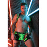 Breedwell Harnais Neo Camo Noir-Vert Neon